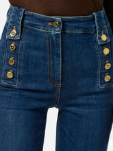 Load image into Gallery viewer, Palazzo jeans with buttons