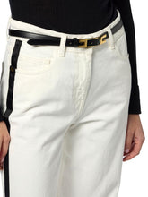 Load image into Gallery viewer, Jeans with satin bands
