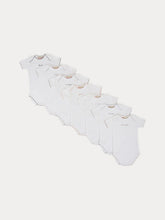 Load image into Gallery viewer, Baby Day-of-the-Week Onesies white