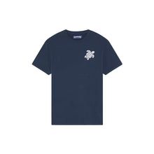 Load image into Gallery viewer, Organic Cotton T-shirt Embroidered Turtle