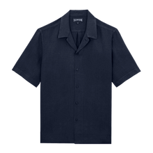 Load image into Gallery viewer, Linen Short-Sleeve Shirt Solid