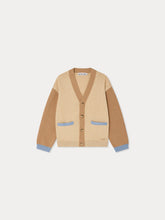 Load image into Gallery viewer, Edouard V-neck cardigan in organic cotton and cashmere