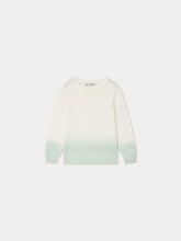 Load image into Gallery viewer, Tahar green dip-dye sweater in organic cotton