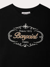 Load image into Gallery viewer, Thibald T-shirt with Heritage logo embroidered in organic cotton