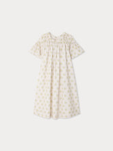 Load image into Gallery viewer, Cyliane smocked dress in organic cotton