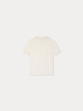 Load image into Gallery viewer, Landry pointelle knit sweater in organic cotton