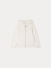 Load image into Gallery viewer, Talent hoodie embroidered with cherries in organic cotton