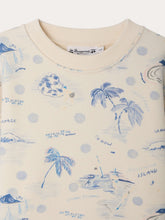 Load image into Gallery viewer, Tonino island print sweatshirt in organic cotton
