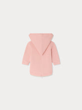 Load image into Gallery viewer, Tainy pink burnou in organic cotton