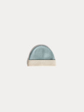 Load image into Gallery viewer, Darbo blue wool and cotton beanie