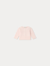 Load image into Gallery viewer, Esil round neck cardigan in organic cotton and cashmere
