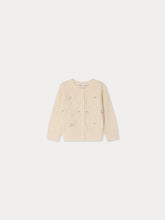 Load image into Gallery viewer, Lysandra cardigan with round neck and cherry embroidery