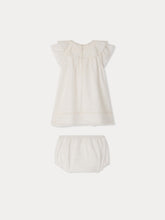 Load image into Gallery viewer, Lenou dress in organic cotton voile and Calais lace