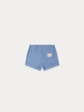 Load image into Gallery viewer, Ecady blue shorts in organic cotton