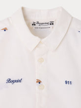 Load image into Gallery viewer, Bonpoint - Bonpoint x Porsche Malo shirt in light organic cotton jacquard - view 4