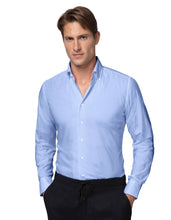 Load image into Gallery viewer, BLUE LUXURY PINPOINT OXFORD BUTTON DOWN COLLAR SHIRT

