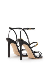 Load image into Gallery viewer, Leather sandals with jewel detail