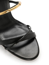 Load image into Gallery viewer, Leather sandals with jewel detail