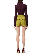 Load image into Gallery viewer, Shorts in lightweight crêpe fabric with jewel chain