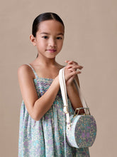 Load image into Gallery viewer, Jadore Suitcase Bag in Liberty fabric with cherry print in organic cotton