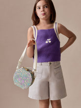 Load image into Gallery viewer, Eureka lilac organic cotton shorts