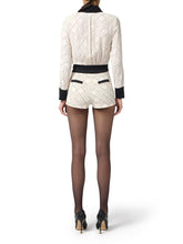 Load image into Gallery viewer, Two-colour shorts in double-layer crêpe fabric