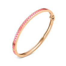 Load image into Gallery viewer, L'Arc de DAVIDOR Bangle Mini, 18k Rose Gold with Lacquered Ceramic - DAVIDOR