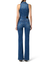 Load image into Gallery viewer, Denim bustier jumpsuit
