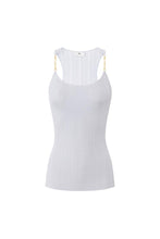 Load image into Gallery viewer, Top in ribbed knit fabric with openwork details