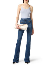 Load image into Gallery viewer, Top in ribbed knit fabric with openwork details