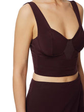 Load image into Gallery viewer, Top in bi-elastic fabric