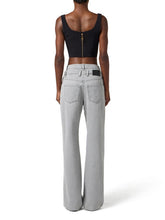 Load image into Gallery viewer, Top in lightweight crêpe fabric with logo details