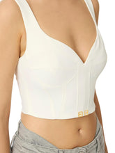 Load image into Gallery viewer, Top in lightweight crêpe fabric with logo details