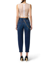 Load image into Gallery viewer, Organza bib with crystals