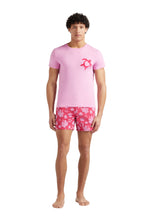 Load image into Gallery viewer, Organic Cotton T-shirt Flocked Turtle Heart Tahiti