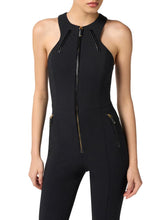 Load image into Gallery viewer, Jumpsuit in double-layer crêpe fabric with zip details