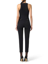 Load image into Gallery viewer, Jumpsuit in double-layer crêpe fabric with zip details