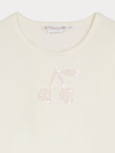 Load image into Gallery viewer, Gracieuse cherry sequin T-shirt