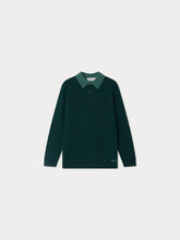 Load image into Gallery viewer, Jameson Green Cashmere Contrast Collar Sweater