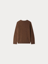 Load image into Gallery viewer, Berlioz jacquard sweater with hand-embroidered cashmere dog