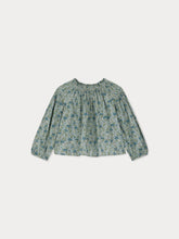 Load image into Gallery viewer, Blandine blouse smocked and gathered at the shoulders in Liberty fabric in organic cotton