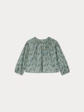 Load image into Gallery viewer, Blandine blouse smocked and gathered at the shoulders in Liberty fabric in organic cotton