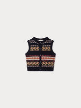 Load image into Gallery viewer, Janou sleeveless wool cardigan