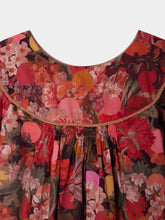 Load image into Gallery viewer, Josiane dress with gold piping in Liberty fabric in organic cotton