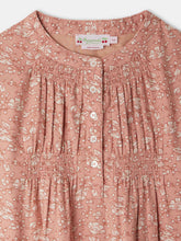 Load image into Gallery viewer, Tania dress with floral print in organic cotton