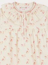 Load image into Gallery viewer, Joana dress with embroidered velvet collar and cuffs