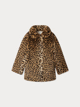 Load image into Gallery viewer, Doogie Leopard Print Faux Fur Coat