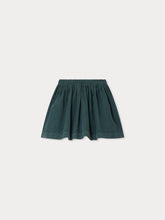 Load image into Gallery viewer, Suzon skirt with elasticated waist in green organic cotton velvet