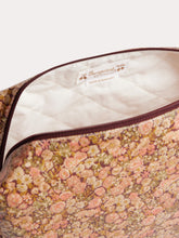 Load image into Gallery viewer, Quilted pencil case in Liberty fabric in coated cotton