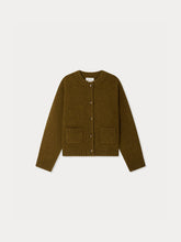 Load image into Gallery viewer, Duncan Khaki Cardigan with Pockets